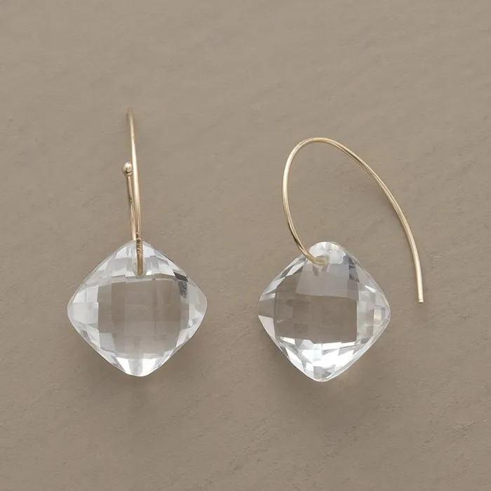 Women Clear Cut Earrings Sundance Catalog Earrings
