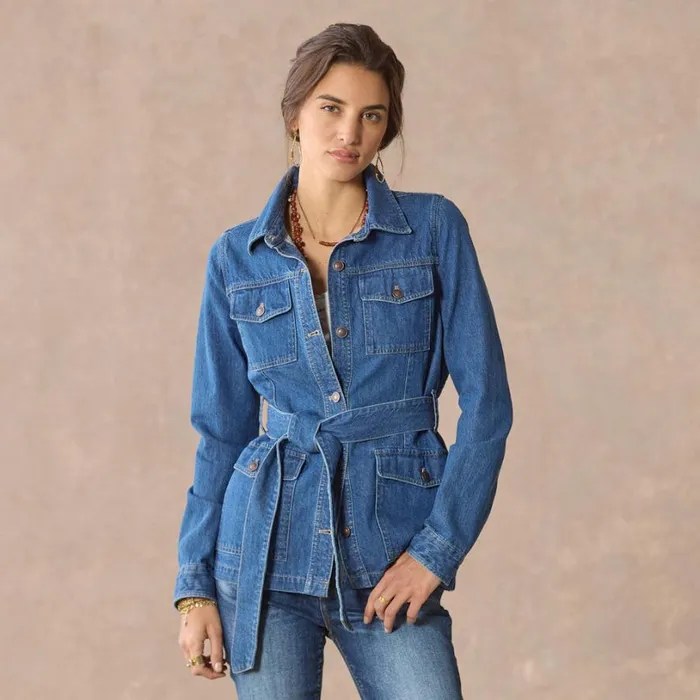 Women Clearwater Denim Jacket Petite Med Wash Sundance Catalog Petite Styles Women Clearwater Denim Jacket Petite Med Wash Sundance Catalog Petite Styles