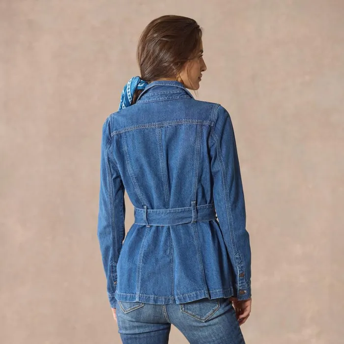 Women Clearwater Denim Jacket Petite Med Wash Sundance Catalog Petite Styles Women Clearwater Denim Jacket Petite Med Wash Sundance Catalog Petite Styles