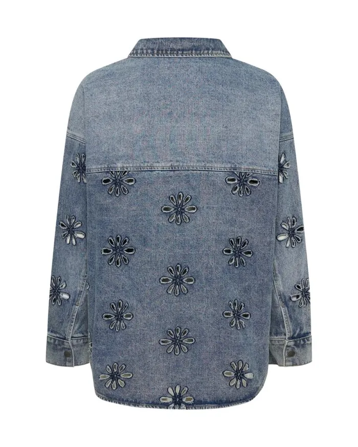 Women COBAINE DAISY DARIA DENIM SHIRT One Teaspoon Denim Tops