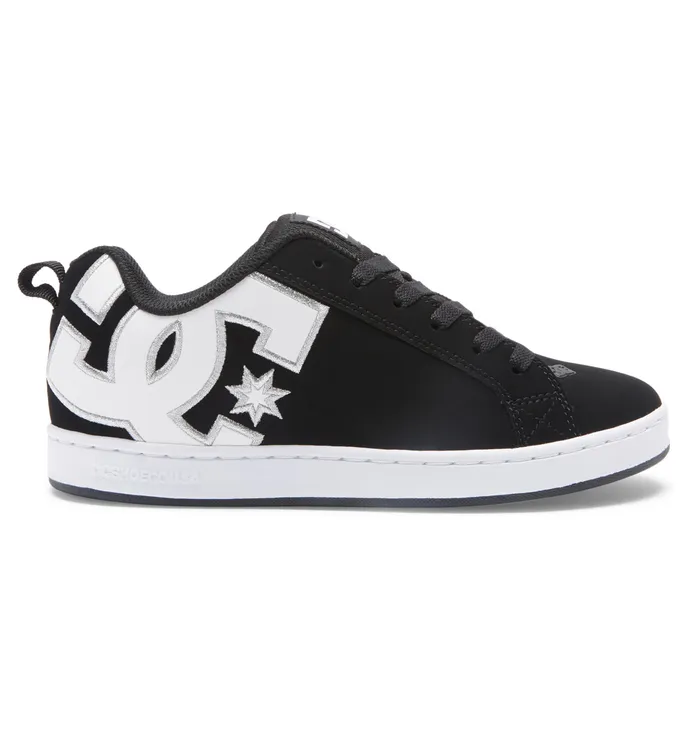 Women Court Graffik Shoes blackwhite stencil Sneakers DC Shoes