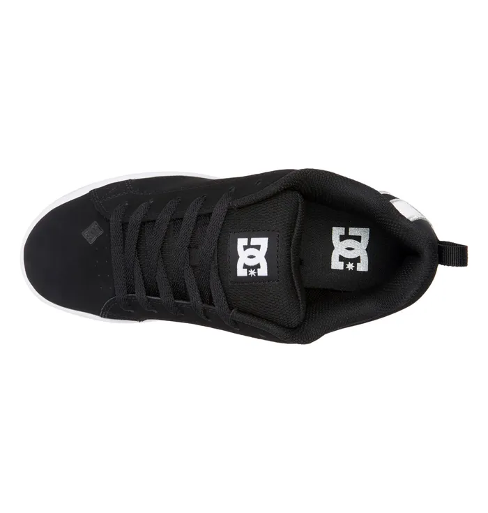 Women Court Graffik Shoes blackwhite stencil Sneakers DC Shoes