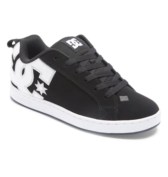 Women Court Graffik Shoes blackwhite stencil Sneakers DC Shoes