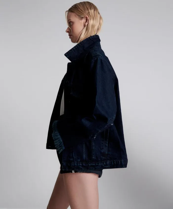 Women CRYSTAL ROCK N ROLL RECYCLED DENIM JACKET One Teaspoon Denim Jackets Women CRYSTAL ROCK N ROLL RECYCLED DENIM JACKET One Teaspoon Denim Jackets