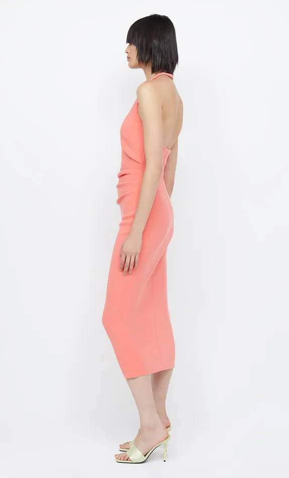 Women CYNDIE HALTER MIDI DRESS 8211 CORAL Bec Bridge Midi Dresses