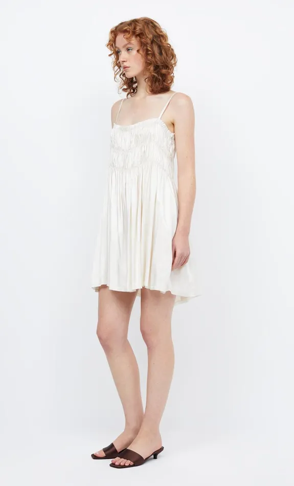 Women DALI MINI SHIFT DRESS 8211 IVORY Bec Bridge Mini Dresses
