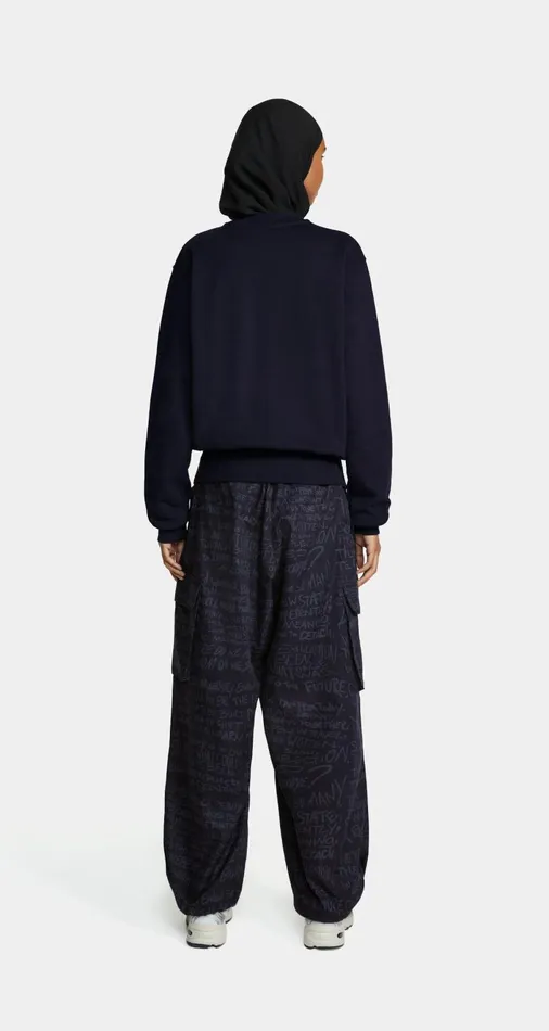 Women Deep Navy Rosie Sweater Daily Paper Hoodies and Sweaters Women Deep Navy Rosie Sweater Daily Paper Hoodies and Sweaters