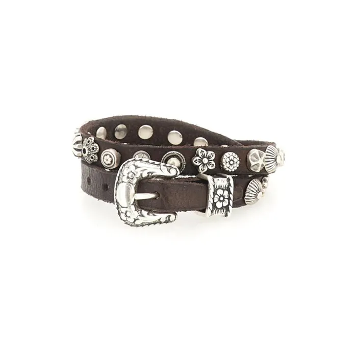 Women Diamante Brown Campomaggi Bracelets