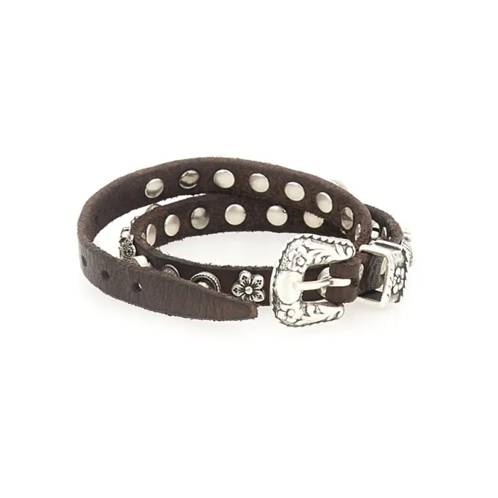 Women Diamante Brown Campomaggi Bracelets