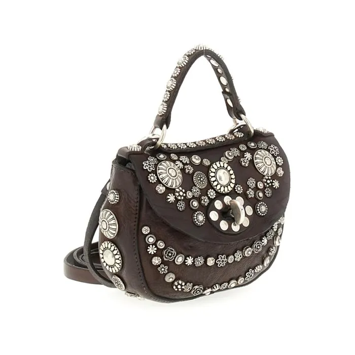 Women Diamante Brown Campomaggi Crossbody Bags