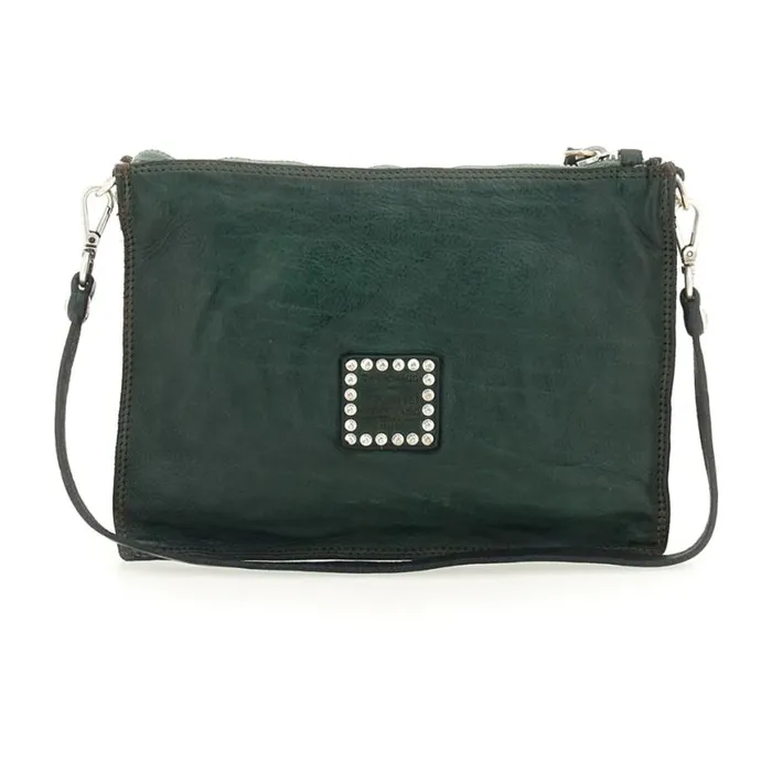 Women Diamante Green Campomaggi Crossbody Bags