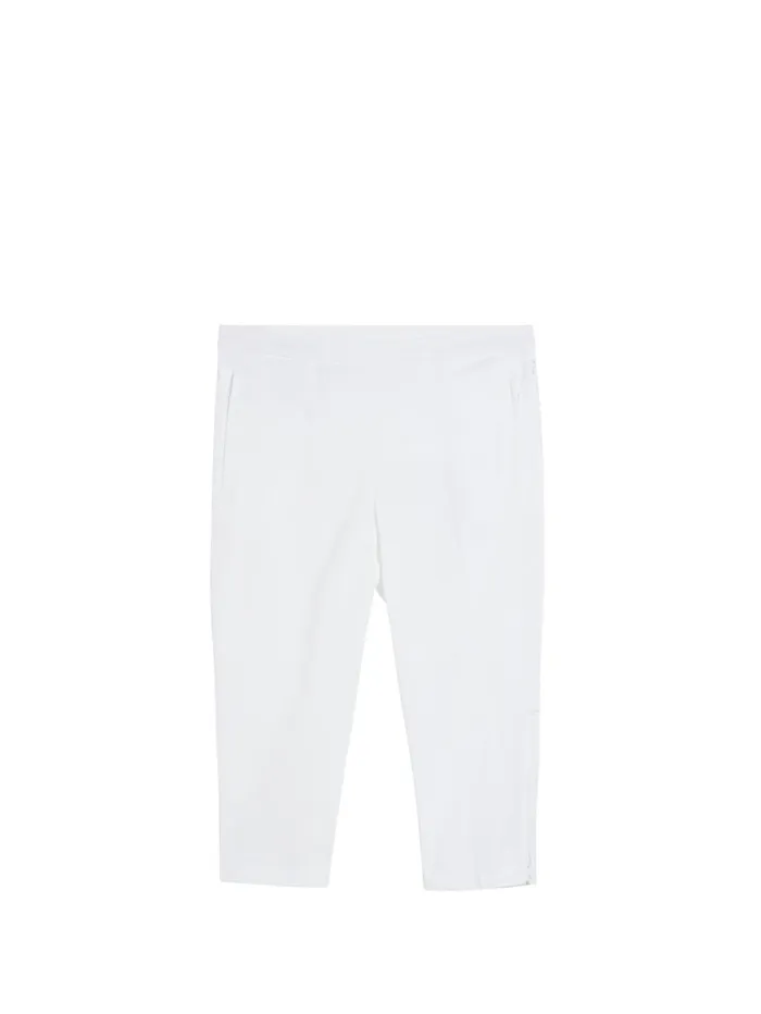 Women Dilara Capri Pant White JLindeberg Trousers Women Dilara Capri Pant White JLindeberg Trousers