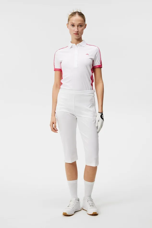 Women Dilara Capri Pant White JLindeberg Trousers Women Dilara Capri Pant White JLindeberg Trousers