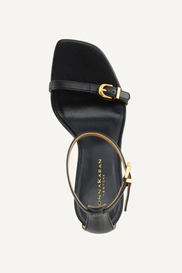 Women DK ANKLE STRAP SANDAL Black Donna Karan New York Heels And Wedges Women DK ANKLE STRAP SANDAL Black Donna Karan New York Heels And Wedges