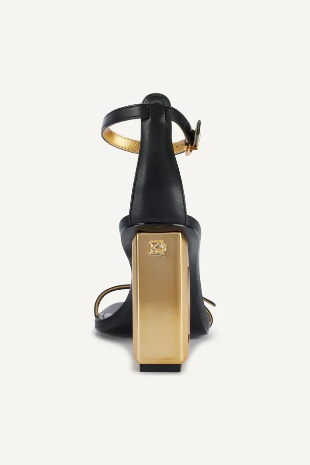 Women DK ANKLE STRAP SANDAL Black Donna Karan New York Heels And Wedges Women DK ANKLE STRAP SANDAL Black Donna Karan New York Heels And Wedges