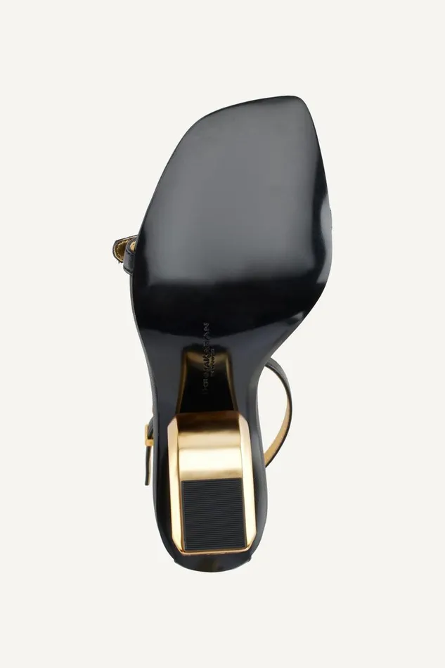 Women DK ANKLE STRAP SANDAL Black Donna Karan New York Heels And Wedges Women DK ANKLE STRAP SANDAL Black Donna Karan New York Heels And Wedges