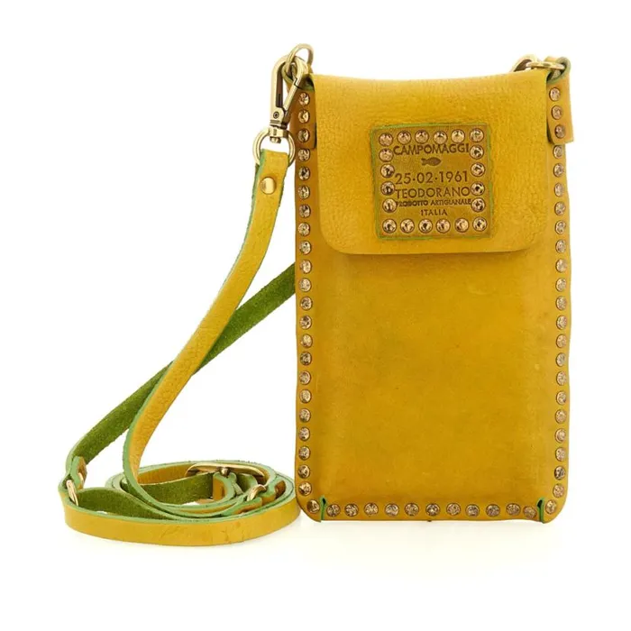 Women Ematite Yellow Campomaggi Shoulder Straps And Bags Accessories