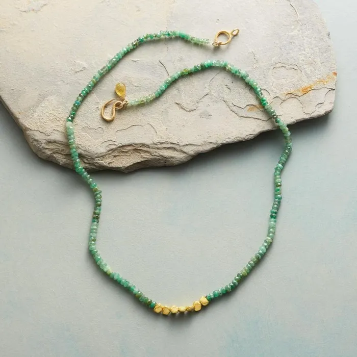 Women Emerald Lode Necklace Sundance Catalog Necklaces