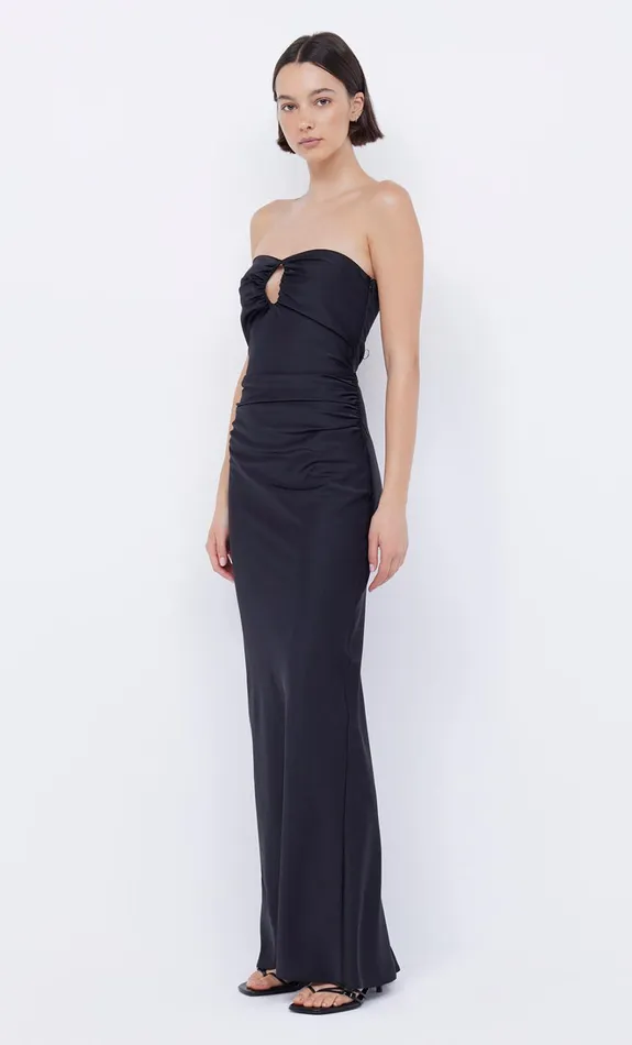 Women EMILIA STRAPLESS DRESS 8211 BLACK Bec Bridge Wedding Guest