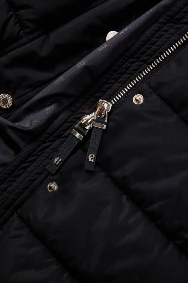WomenEquestrian Coats Holland Cooper Stoneleigh Longline Coat Black