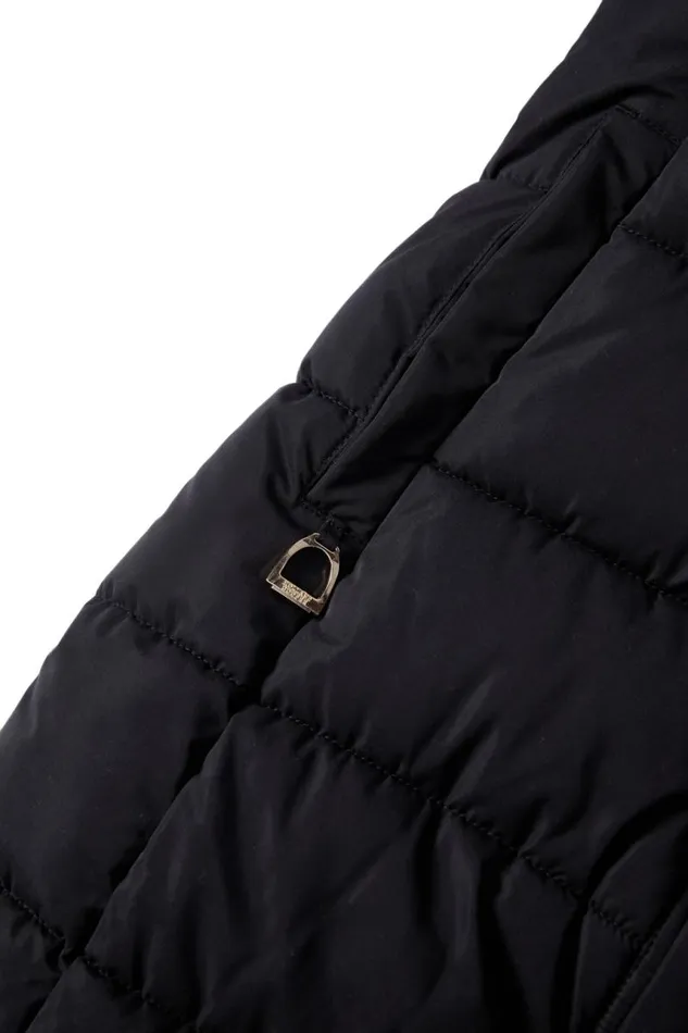 WomenEquestrian Coats Holland Cooper Stoneleigh Longline Coat Black
