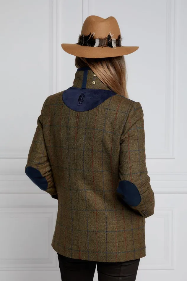 WomenEquestrian In Stock Tailoring Holland Cooper Country Classic Jacket Glen Green