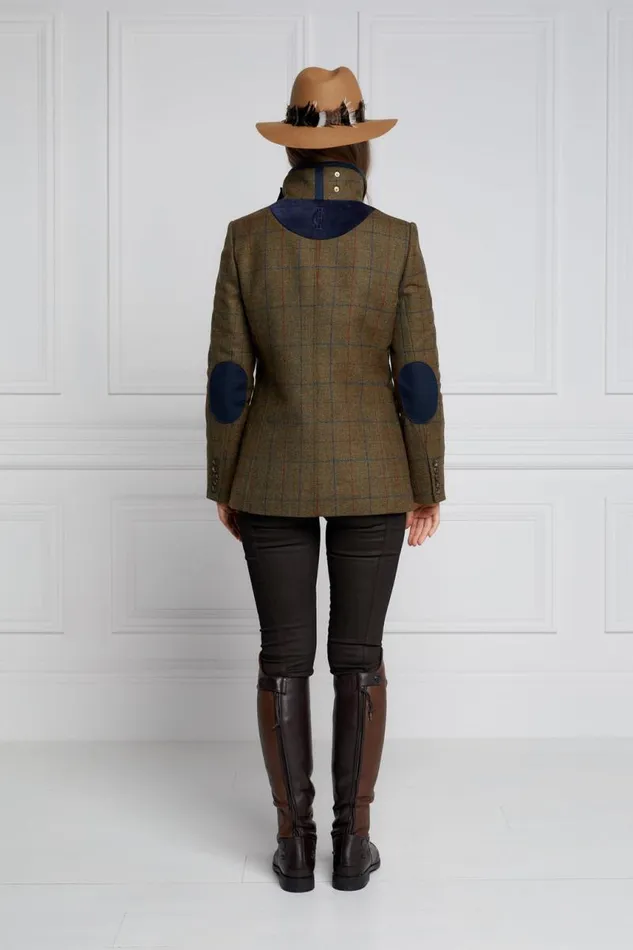 WomenEquestrian In Stock Tailoring Holland Cooper Country Classic Jacket Glen Green