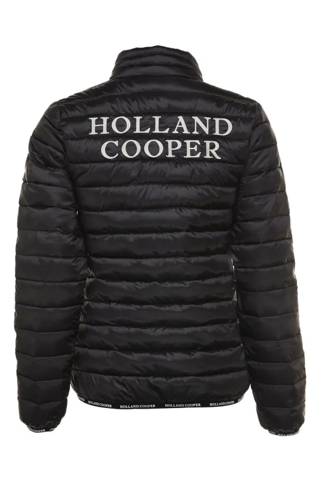 WomenEquestrian Jackets Holland Cooper Hawling Packable Jacket Black WomenEquestrian Jackets Holland Cooper Hawling Packable Jacket Black