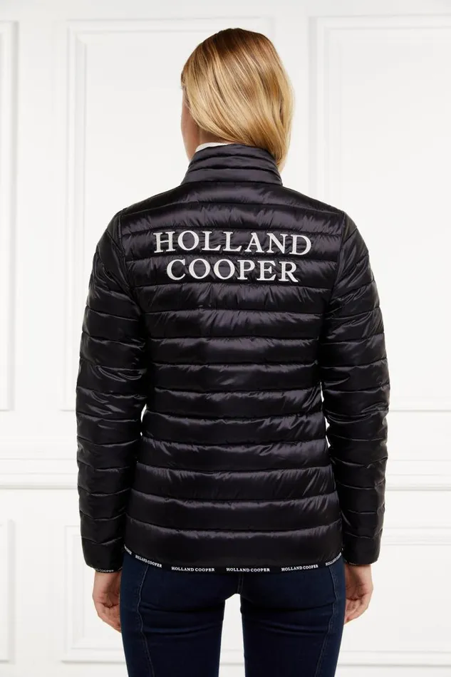 WomenEquestrian Jackets Holland Cooper Hawling Packable Jacket Black WomenEquestrian Jackets Holland Cooper Hawling Packable Jacket Black