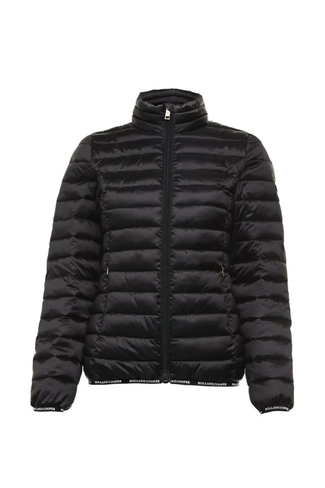 WomenEquestrian Jackets Holland Cooper Hawling Packable Jacket Black WomenEquestrian Jackets Holland Cooper Hawling Packable Jacket Black