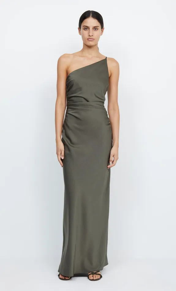 Women ETERNITY ASYM MAXI DRESS 8211 DARK WILLOW Bec Bridge Maxi Dresses
