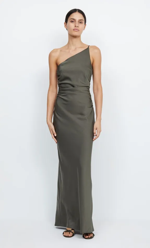 Women ETERNITY ASYM MAXI DRESS 8211 DARK WILLOW Bec Bridge Maxi Dresses