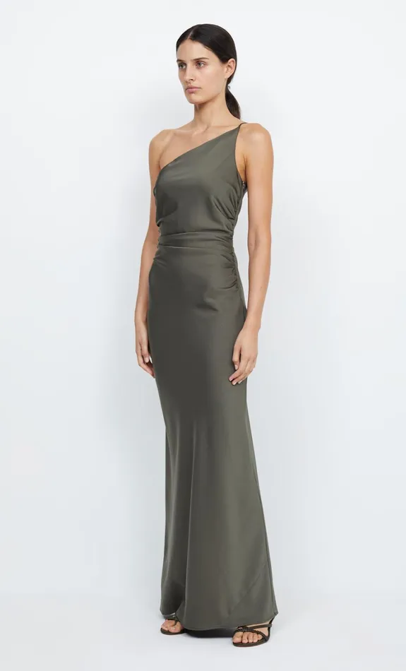 Women ETERNITY ASYM MAXI DRESS 8211 DARK WILLOW Bec Bridge Maxi Dresses