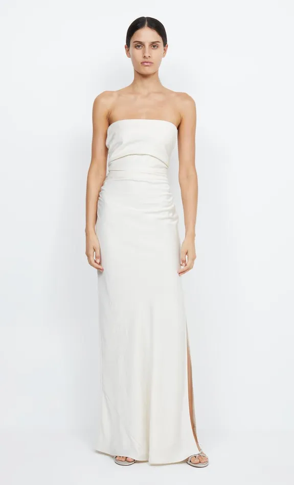 Women ETERNITY STRAPLESS MAXI 8211 CREAM Bec Bridge Maxi Dresses