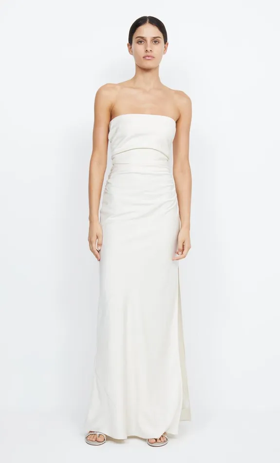 Women ETERNITY STRAPLESS MAXI 8211 CREAM Bec Bridge Maxi Dresses