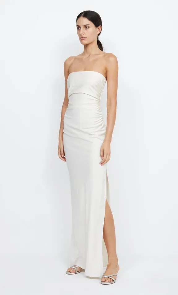 Women ETERNITY STRAPLESS MAXI 8211 CREAM Bec Bridge Prom Dresses