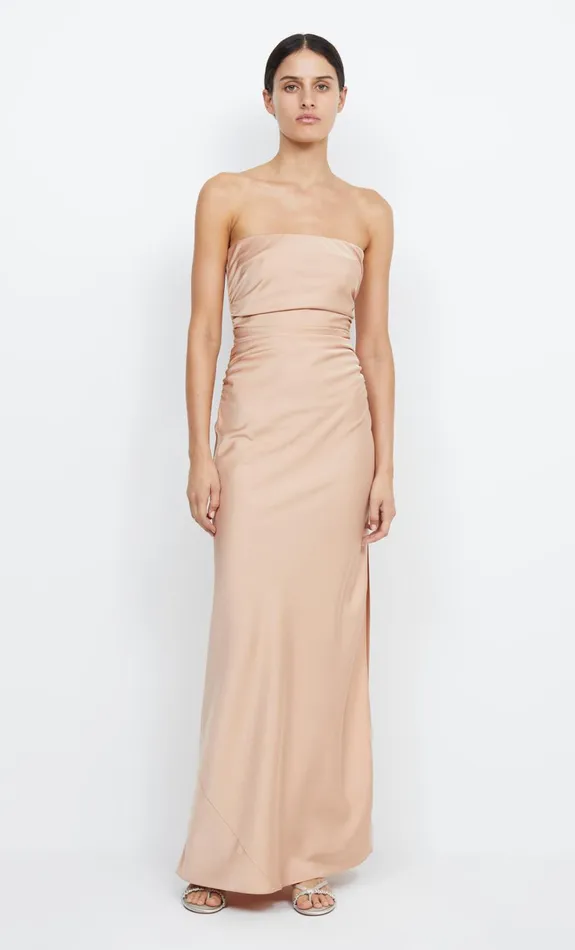 Women ETERNITY STRAPLESS MAXI 8211 ROSE GOLD Bec Bridge Bridesmaid Dresses