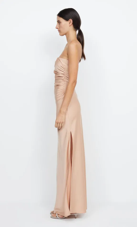Women ETERNITY STRAPLESS MAXI 8211 ROSE GOLD Bec Bridge Bridesmaid Dresses