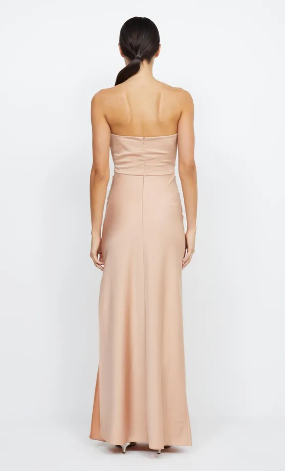 Women ETERNITY STRAPLESS MAXI 8211 ROSE GOLD Bec Bridge Bridesmaid Dresses