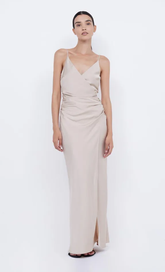 Women ETERNITY V MAXI DRESS 8211 SAND Bec Bridge Bridesmaid Dresses