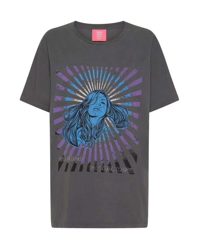 Women FEEL REAL ORGANIC UNISEX TEE One Teaspoon Graphic Tees