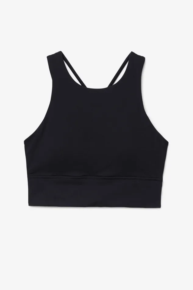 Women Fila Tops and TShirts Uplift High Neck Sports Bra