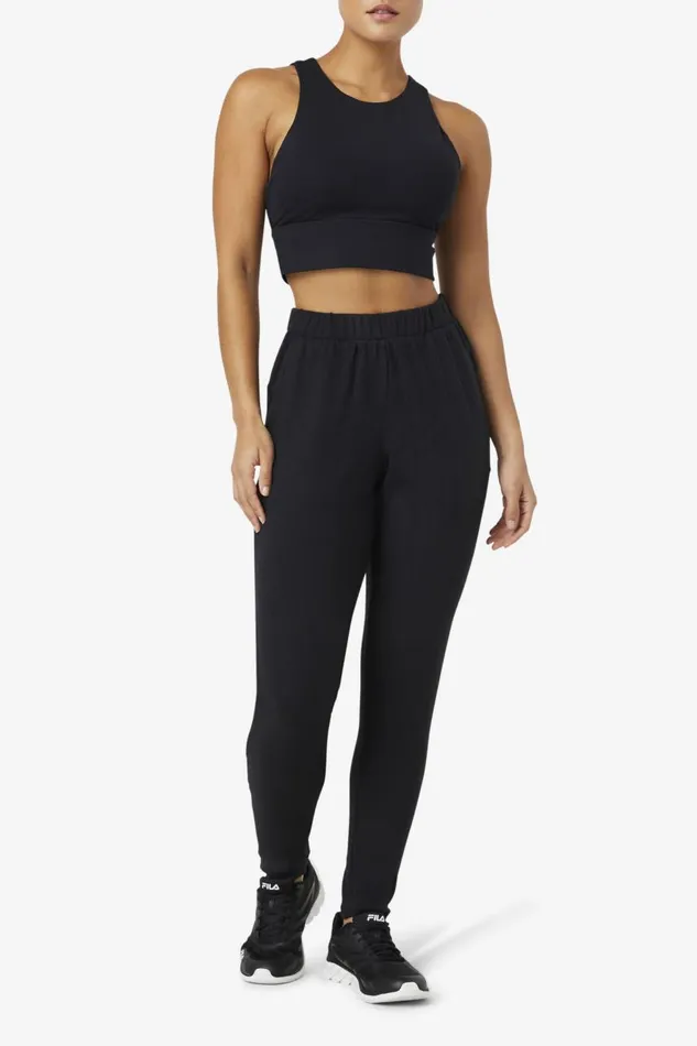 Women Fila Tops and TShirts Uplift High Neck Sports Bra