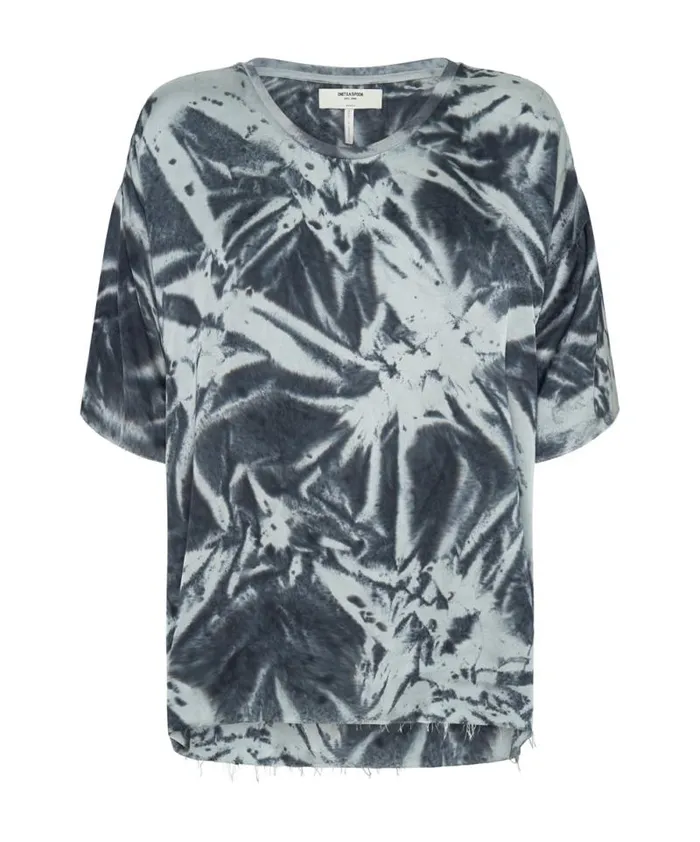 Women FIRE FLIES OVERSIZED SATIN TEE One Teaspoon Tees and Tanks