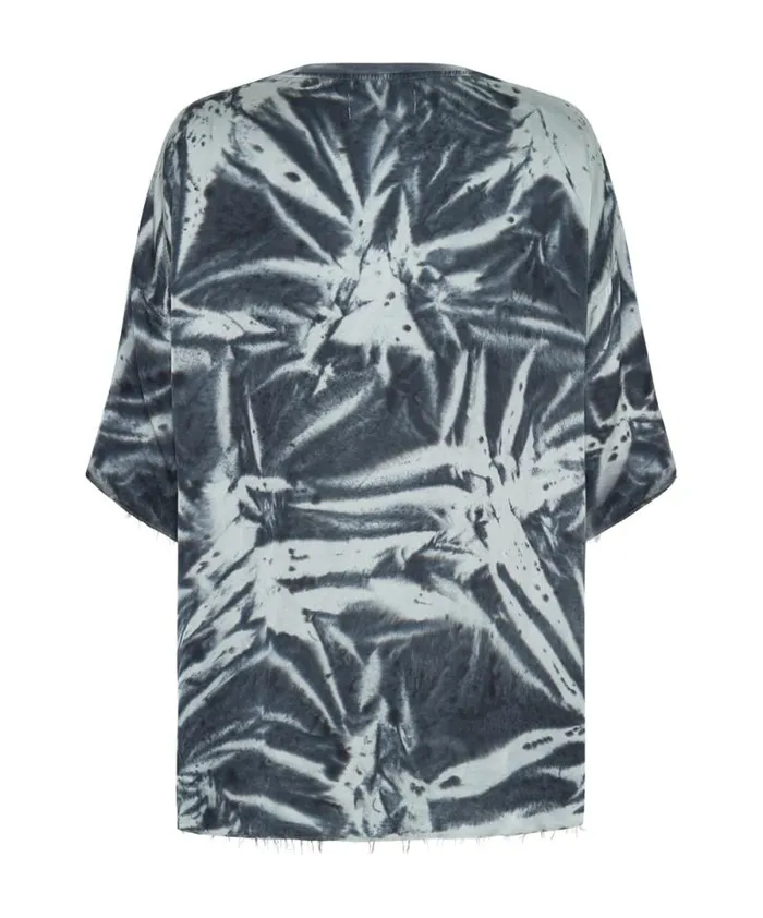 Women FIRE FLIES OVERSIZED SATIN TEE One Teaspoon Tees and Tanks