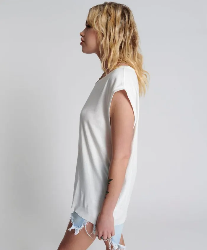 Women FRESH WHITE BAMBOO LOGO UNISEX TANK One Teaspoon Tees and Tanks Women FRESH WHITE BAMBOO LOGO UNISEX TANK One Teaspoon Tees and Tanks