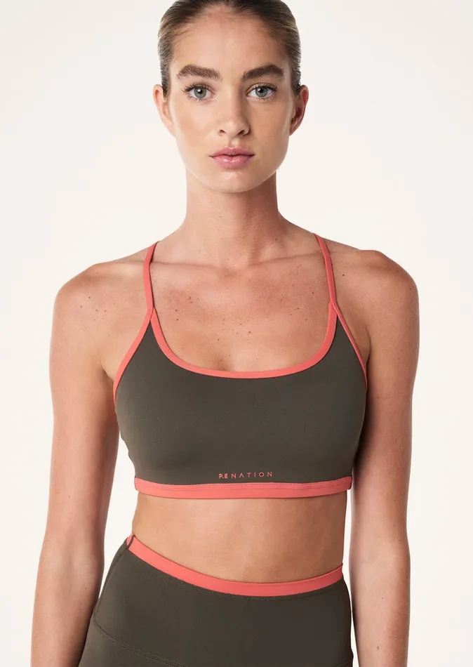 Women FUNDAMENTAL SPORTS BRA IN TARMAC SportsBras PE Nation