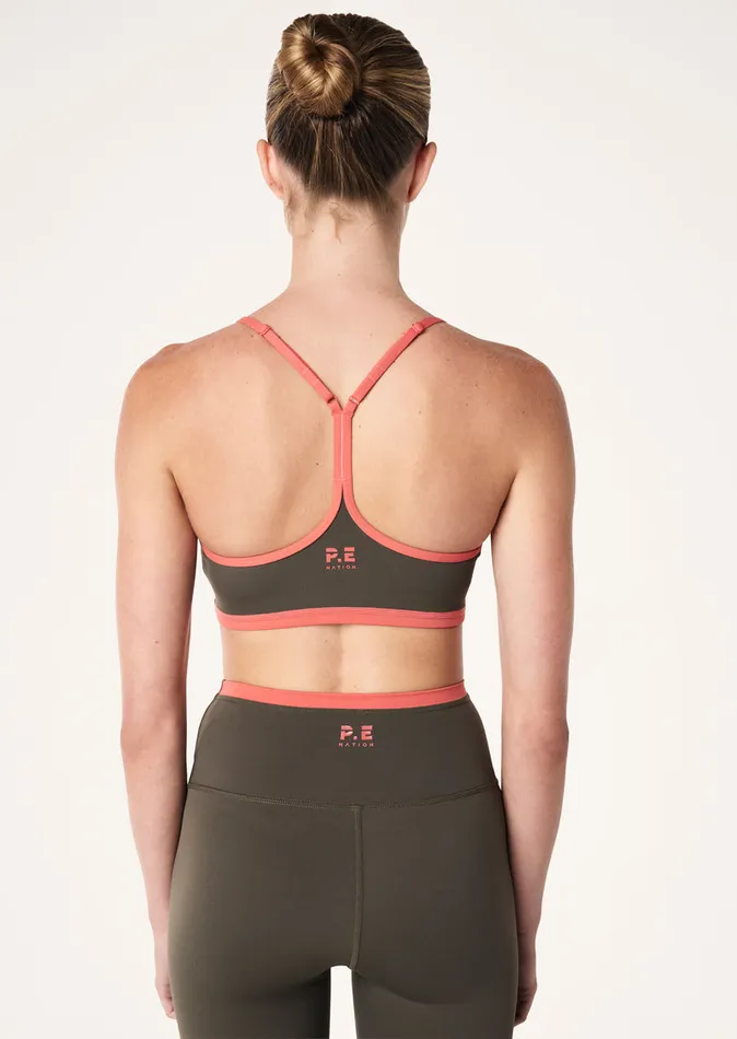 Women FUNDAMENTAL SPORTS BRA IN TARMAC SportsBras PE Nation