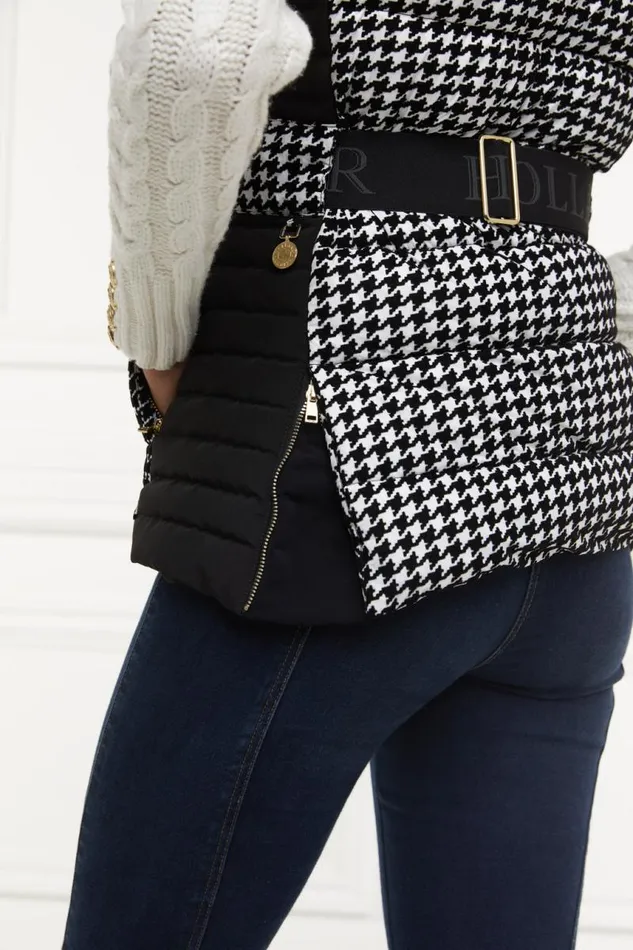 Women Gilets Holland Cooper Valais Quilted Gilet Houndstooth Women Gilets Holland Cooper Valais Quilted Gilet Houndstooth
