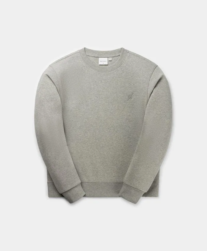 Women Grey Melange Mono Rib Sweater Daily Paper Hoodies and Sweaters